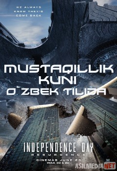 Mustaqillik kuni 2 2016 Uzbek tilida O'zbekcha tarjima kino HD
