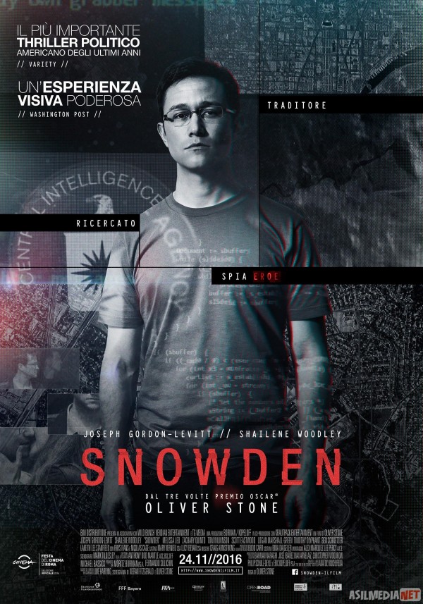 Snouden / Snovden / Snowden Uzbek tilida O'zbekcha tarjima kino HD