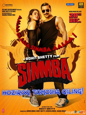 Simba Simmba Hind kino Uzbek tilida 2019 Full HD O zbek 